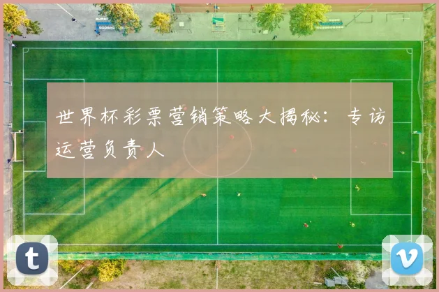 世界杯彩票营销策略大揭秘：专访运营负责人